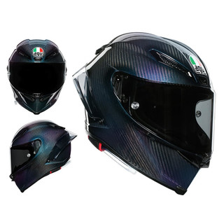 AGV PISTA意大利摩托车碳纤维头盔GP RR赛道变色龙罗西粉丝海洋 变色龙(配黑色镜片和透明镜片) XL（适合60-61头围）