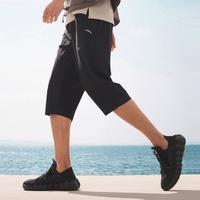 ANTA 安踏 丝裤丨针织防晒运动七分裤男夏季新款健身透气凉感休闲裤
