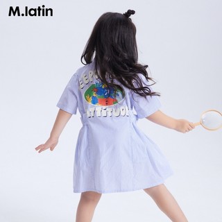 88VIP：M.Latin 马拉丁 童装女童连衣裙大童儿童衬衫式大裙摆裙子