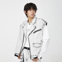 男士休闲牛仔马甲外套复古街头宽松潮流时尚日常简约百搭上衣