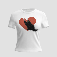 URBAN REVIVO 女装潮流休闲趣味萌宠印花短袖T恤 UWV440242