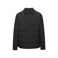 HLA 海澜之家 男士轻商务经典系列衬衫领羽绒服 HWRAW4W008A 黑色 S
