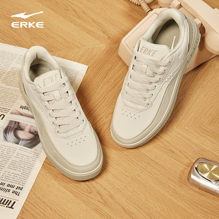 ERKE 鸿星尔克 板鞋趣玩男鞋2024夏季新款小白鞋厚底增高女休闲鞋运动鞋