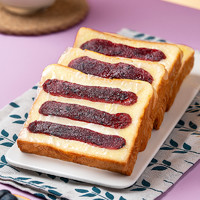88VIP：凯利来 奶盖吐司面包蓝莓味600g零食网红早餐代餐蛋糕点心吐司