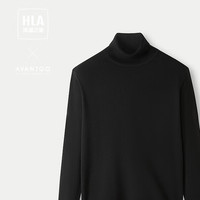 HLA 海澜之家 男士轻商务经典羊毛衫 HNZAW3W025A 黑色 M