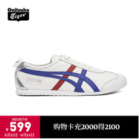 Onitsuka Tiger鬼塚虎经典小白鞋男女舒适运动休闲鞋MEXICO 66 1183C126 白色/蓝色 37.5