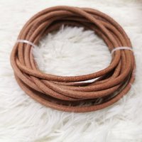 diy皮绳1.5米本色自然色原色真皮绳牛皮绳子手链项链编织手工材料