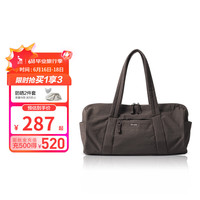 爱华仕 OIWAS手提包行李袋大容量旅行袋轻便运动收纳包轻奢休闲包女斜挎包 可可棕 19.4L