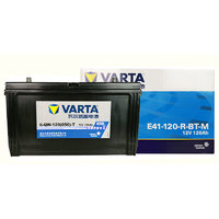 VARTA 瓦尔塔 铅酸免维护蓄电池 6-QW-120B 12V 120AH 柴油发电机组船用电瓶