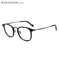 masunaga 增永眼镜框近视眼镜架GMS-828#49+蔡司1.60防蓝光镜片