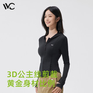 88VIP：VVC 修身防晒衣女款显腰细外套防紫外线夏季冰丝透气防晒服2023新