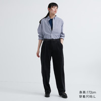 优衣库男女装优质长绒棉格子衬衫长袖休闲衬衣外套462379 467497