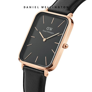 丹尼尔惠灵顿（DanielWellington）DW大方表男士腕表石英表父亲节DW00100453+DW00200134