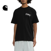 Carhartt WIP短袖T恤男装夏季复古风西部牛仔图案印花033159M