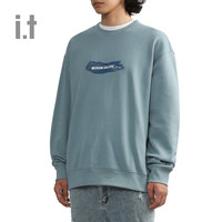 it MUSIUM DIV.男装圆领卫衣休闲秋冬图案线绣上衣00232XL