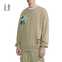 it MUSIUM DIV.装圆领卫衣秋冬时尚梵高油画印花3046