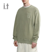 it MUSIUM DIV.款圆领卫衣秋冬个性字母装饰30463XJ