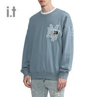 it MUSIUM DIV.装圆领卫衣秋冬个性字母印花30484XJ