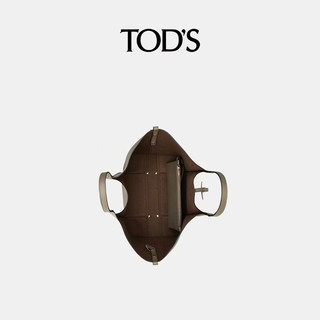 TOD'S2024早秋女士中号皮革托特包手提包单肩包女包 绿色 PZ