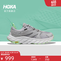 HOKA ONE ONE男女鞋夏季阿纳卡帕低帮徒步鞋ANACAPA LOW GTX防水 雾灰/青柠色（低帮） 43