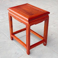 中式方凳子国标红木大果紫檀缅甸花梨木经典明式48高束腰四方餐凳