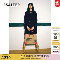 诗篇（PSALTER）女装冬季羊毛羊绒双面呢大衣毛呢外套 深蓝 44