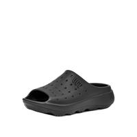 UGG 男士舒适休闲纯色露趾厚底洞洞鞋面一字拖鞋 1137973 黑色 43