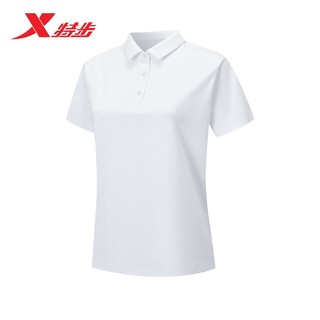 XTEP 特步 POLO衫短袖女夏季休闲透气轻薄简约百搭短袖T恤