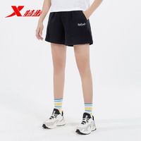 XTEP 特步 运动短裤女宽松休闲针织五分裤中裤