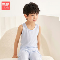 三枪（THREEGUN）A类凉感吸湿排汗莫代尔少儿男女童学生背心 39123A0