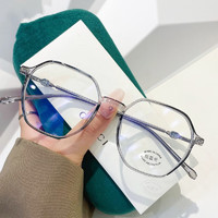 Jesmoor文艺复古TR金属混合眼镜框 + 1.61防蓝光镜片