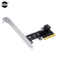 SSU U.2转PCI-E X4转接卡SFF- 8643-8639转PCIe NVME U.2扩展卡