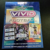 2024 Leaf Vivid Football Hobby Box 橄榄球球星卡
