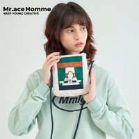 Mr.ace Homme 萌兔系列 原创斜挎包手机包女休闲单肩包小众零钱包 御召茶