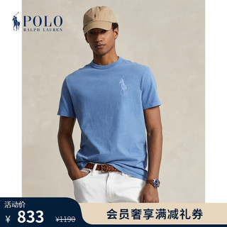 Polo Ralph Lauren 拉夫劳伦 男装 24年春经典版棉Big PonyT恤RL18264 400-蓝色 L