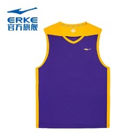 ERKE 鸿星尔克 夏季男士无袖运动休闲T恤篮球背心运动上衣