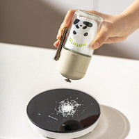 摩登主妇 mototo熊猫定量盐罐调味瓶罐厨房调料盒控盐瓶家用调料罐