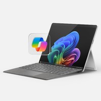 Microsoft 微软 Surface Pro 2合1电脑/平板 2024新品（Windows 11 Copilot+ PC，13 英寸触摸屏，骁龙 X Plus (10 核心)，16GB，256GB存储，铂金色）