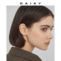 Daisy dream 999纯银简约豆豆耳环女2024年新款养耳洞耳钉耳钩高级感耳圈耳饰