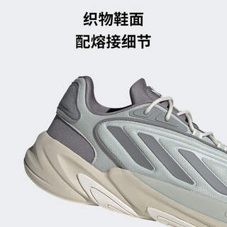 adidas OZELIA复古经典运动老爹鞋男女阿迪达斯三叶草JH7367 银色/灰色/粉白色 46.5