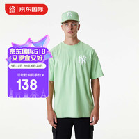 NEW ERA 纽亦华 运动T恤短袖男女同款 MLB洋基队 60357135 绿色NY XL