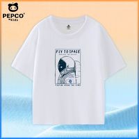 百亿补贴：PEPCO 小猪班纳 男童T恤短袖儿童纯棉上衣圆领2024新款夏季套头体恤衫