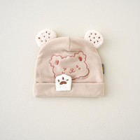 Tongtai 童泰 0-3个月新生婴儿帽子秋冬季宝宝用品初生儿防风护囟门胎帽