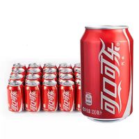 Coca-Cola 可口可乐 经典碳酸可口可乐雪碧汽水饮料330ml*12听易拉罐即饮