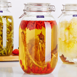 Scybe 喜碧 密封罐玻璃瓶子带盖食品储物家用青梅分装腌制蜂蜜柠檬泡酒罐