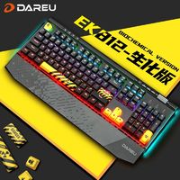 Dareu 达尔优 机械键盘ek812生化版黑青茶红轴电竞游戏专用有线台式电脑