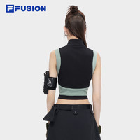 FILA FUSION 欧阳娜娜同款FILA FUSION斐乐潮牌女子2024夏季新款打底修身背心