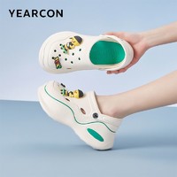百亿补贴：YEARCON 意尔康 女鞋2024夏新款休闲舒适透气防滑女鞋时尚洞洞鞋女