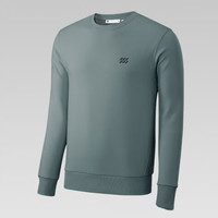 HLA 海澜之家 男士马术运动微弹宽松长袖 HNZWW4W108A 蓝灰 M