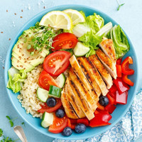 王上严选鸡胸肉代餐鸡胸肌肉代餐主食即食饱腹鸡肉速食零食品 鸡胸肉烧烤100g*5袋